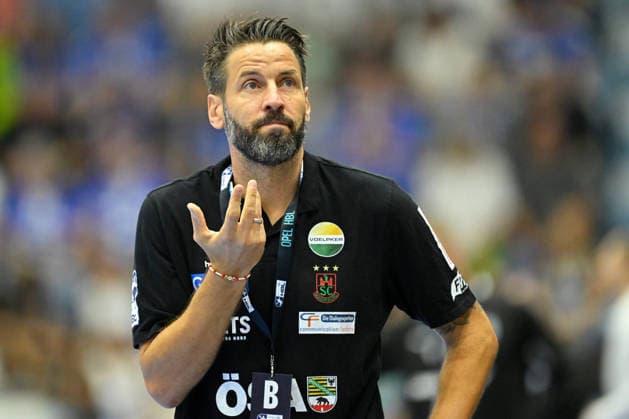 Gummersbach, Schwalbe Arena, August 30, 2026, GER, Men s Handball Bundesliga, Opel HBL, 2026–2027 Season, VfL Gummersbach vs. SC Magdeburg Photo: Coach Bennet WIEGERT, Magdeburg, North Rhine-Westphalia, Germany
