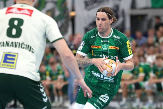 Handball, HBL2: SC DHfK Leipzig vs. GWD Minden, August 31, 2026, Dean Bombac 44, SC DHfK Leipzig Handball, 2nd Bundesliga, 2026–2027 season, Matchday 1: SC DHfK Leipzig vs. GWD Minden on August 31, 2026, at the Quarterback Immobilien Arena Leipzig Copyright: xBEAUTIFULxSPORTS JanxKaeferx