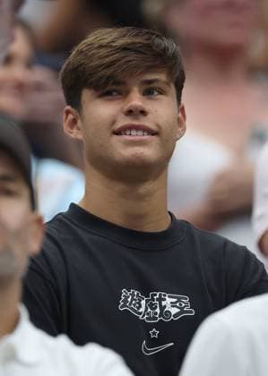 Jaime Alcaraz, Carlos s brother 2026 US Open, Day Two, USTA Billie Jean King National Tennis Center, New York, USA - 31 Aug 2026New York USTA Billie Jean King National T New York (NY) United States of America EDITORIAL USE ONLY No use with unauthorised audio, video, data, fixture lists, club league logos or live services. Online in-match use limited to 120 images, no video emulation. No use in betting, games or single club league player publications. Copyright: xEllaxLing Shutterstockx 17124549ad