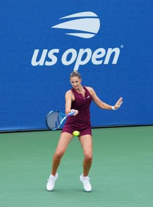 Karolina Pliskova in second round action 2026 US Open, Day Four, USTA Billie Jean King National Tennis Center, New York, USA - 02 Sep 2026New York USTA Billie Jean King National T New York (NY) United States of America EDITORIAL USE ONLY No use with unauthorised audio, video, data, fixture lists, club league logos or live services. Online in-match use limited to 120 images, no video emulation. No use in betting, games or single club league player publications. Copyright: xJavierxGarcia Shutterstockx 17124553r