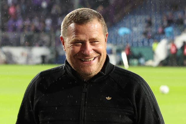 September 2, 2026, xrekx, Soccer, DFB Cup First Round, VfL Osnabrück vs. FC Bayern Munich, Pre-game field inspection, Soccer official, Sports Director Max Eberl, Bayern Munich, Osnabrück
