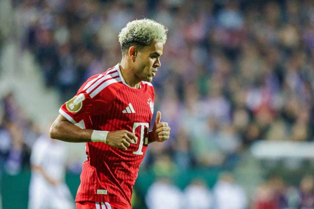 Luis Diaz of FC Bayern Munich, No. 14, looks disappointed. GER, VfL Osnabrück vs. FC Bayern Munich, Soccer, DFB Cup, 1st Round, 2026–2027 Season, September 2, 2026 DFL regulations prohibit any use of photographers images as image sequences and or quasi-video GER, VfL Osnabrück vs. FC Bayern Munich, Soccer, DFB Cup, Round 1, 2026–2027 season, September 2, 2026 Osnabrück Copyright: xEibner-Pressefoto JanxRollingerx EP_JSK