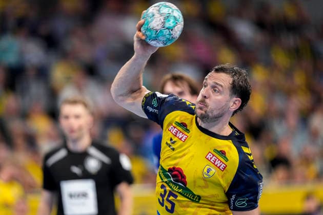 Kentin Mahe (RNL), 35, with the ball, single frame, single photo, action, September 2, 2026, Mannheim, Germany, handball, Bundesliga, Rhein-Neckar Löwen vs. VfL Gummersbach xozx