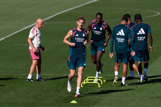 September 3, 2026, Valdebebas, Madrid, Spain: Dean Huijsen during the training day of Real Madrid ahead the Spanish League, LaLiga EA Sports, football match against Real Betis Balompie at Ciudad Deportiva Real Madrid on September 03, 2026, in Valdebebas, Madrid, Spain. Real Madrid Training And press conference, PK, Pressekonferenz - Laliga Ea Sports - ZUMAa181 20260903_zaa_a181_035 Copyright: xDennisxAgyemanx