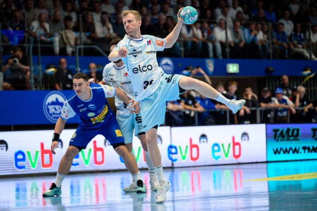 Sascha Pfattheicher, HBW Balingen Weilstetten, 30 in the 7-meter throw, GER, ThSV Eisenach vs. HBW Balingen Weilstetten, 1st Opel Handball Bundesliga, Handball, Matchday 2, 2026–2027 Season, September 3, 2026, GER, ThSV Eisenach vs. HBW Balingen Weilstetten, 1st Opel Handball Bundesliga, Handball, Matchday 2, 2026–2027 season, September 3, 2026, Eisenach Copyright: xMartinxHerbstx