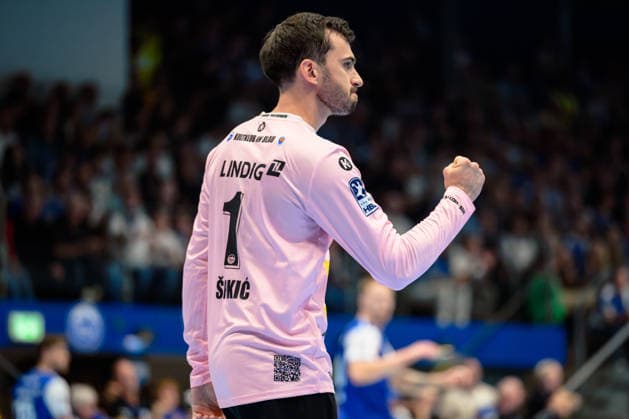 Matija Spikic, ThSV Eisenach, 01 Celebration after a 7-meter save (GER), ThSV Eisenach vs. HBW Balingen Weilstetten, 1 Opel Handball Bundesliga, Handball, Matchday 2, 2026–2027 Season, September 3, 2026, Germany, ThSV Eisenach vs. HBW Balingen Weilstetten, 1st Opel Handball Bundesliga, Handball, Matchday 2, 2026–2027 season, September 3, 2026, Eisenach Copyright: xMartinxHerbstx