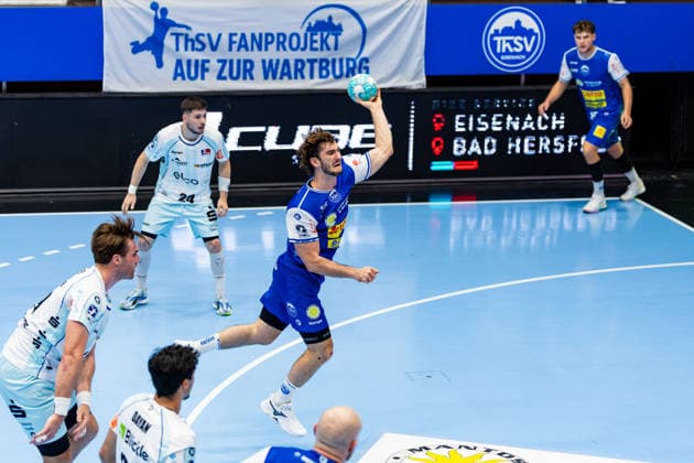 September 3, 2026, GER, Handball, Men, 2026–2027 Season, Opel 1st Division, Matchday 2, ThSV Eisenach vs. HBW Balingen-Weilstetten, Stephan Seitz (ThSV Eisenach), 44 99817 Eisenach, Werner Assmann, Am Sportpark, Thuringia, Germany