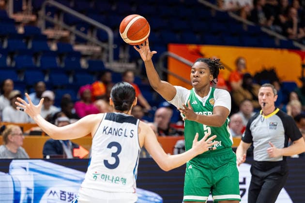 Jordan Obi (Nigeria), 5 assists; Leeseul Kang (Korea), 3; GER, Korea vs. Nigeria, Basketball, 2026 FIBA Women s World Cup, Group Stage, Matchday 1, September 4, 2026, GER, Korea vs. Nigeria, Basketball, 2026 FIBA Women’s World Cup, Matchday 1, September 4, 2026, Berlin Copyright: xEibner-Pressefoto MaxxVincenx EP_MVN