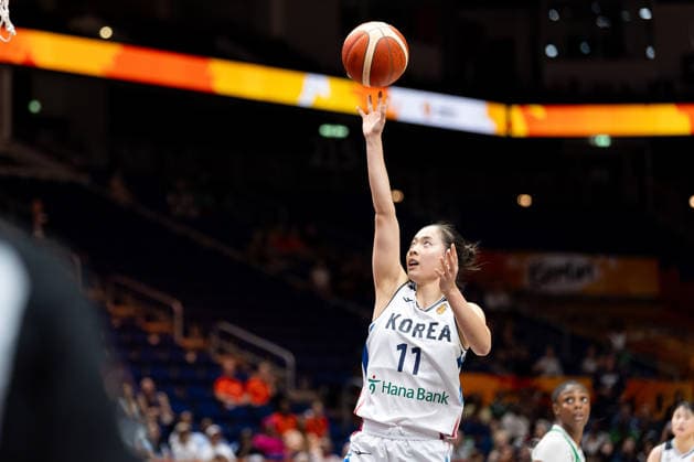 Sohee Park of Korea, No. 11, making a layup, GER, Korea vs. Nigeria, Basketball, 2026 FIBA Women’s World Cup, Group Stage, Matchday 1, September 4, 2026, GER, Korea vs. Nigeria, Basketball, 2026 FIBA Women’s World Cup, Match Day 1, September 4, 2026, Berlin Copyright: xEibner-Pressefoto MaxxVincenx EP_MVN