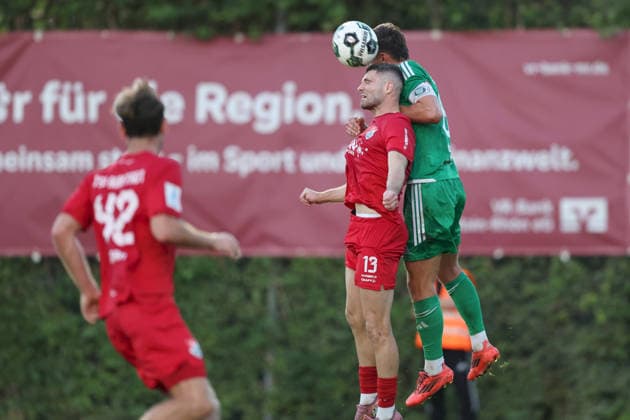 September 4, 2026, Men s, Soccer, 2026–2027 season, Bavarian Regional League, Matchday 7: TSV Aubstadt vs. SpVgg Ansbach; Jacob Engel 13 (TSV Aubstadt) and Tobias Dietrich 6 (SpVgg Ansbach); Sulzfeld School Stadium, Aubstadt, NGN Arena, Bavaria, Germany
