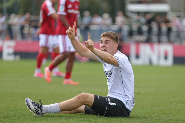September 5, 2026, Soccer, Men s, 2026–2027 season, Bavarian Regional League, Matchday 7: 1. FC Nürnberg II vs. FC Schweinfurt 05; Philipp Hack (FC Schweinfurt 05), 07, can’t believe it; still image taken at Max Morlock Stadium in Sportpark V, Nuremberg, Bavaria, Germany