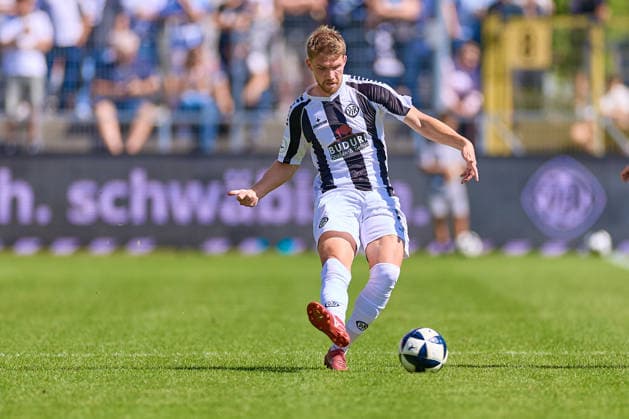 Portrait, Cutout: Jascha Doeringer, VfR Aalen, 08 VfR Aalen vs. SV Eintracht Trier, Soccer, Men s Regionalliga Southwest, Matchday 5, 2026–2027 Season, September 5, 2026, VfR Aalen vs. SV Eintracht Trier, soccer, Men’s Regionalliga Southwest, Matchday 5, 2026–2027 season, September 5, 2026, Aalen Copyright: xEibner-Pressefoto GeraldxOelze-dexStoppanyx EP_ODS
