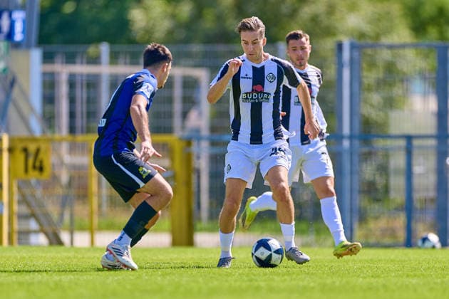 Dimitrios Mitakidis, SV Eintracht Trier 05, 04, Gianluca Gaudino VfR Aalen, 46 VfR Aalen vs. SV Eintracht Trier, Soccer, Regionalliga Southwest Men, Matchday 5, 2026–2027 Season, September 5, 2026, VfR Aalen vs. SV Eintracht Trier, Soccer, Regionalliga Southwest Men, Matchday 5, 2026–2027 season, September 5, 2026, Aalen Copyright: xEibner-Pressefoto GeraldxOelze-dexStoppanyx EP_ODS