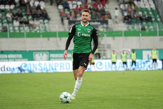 Germany 3rd Division 2026–2027, Matchday 4: SC Preußen Münster vs. TSV Havelse, Saturday, September 5, 2026, LVM Preußenstadion, Münster, North Rhine-Westphalia, Germany; Felix Higl, SC Preußen Münster, 33 Copyright: xMerlexKölkingx