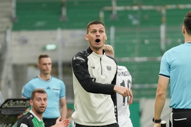 Germany 3rd Division 2026–2027, Matchday 4: SC Preußen Münster vs. TSV Havelse, Saturday, September 5, 2026, LVM Preußenstadion, Münster, North Rhine-Westphalia, Germany; Thomas Wörle, Head Coach, SC Preußen Münster Copyright: xMerlexKölkingx