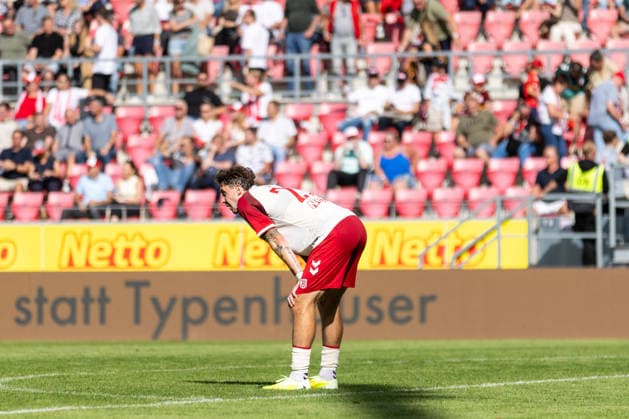 September 5, 2026, Soccer, GER, Season, 3rd Division, 2026–2027 Season, Matchday 4, SSV Jahn Regensburg vs. MSV Duisburg, Adrian Fein, Regensburg after the loss to Duisburg. DFL regulations prohibit any use of photographs as image sequences and or quasi-video.