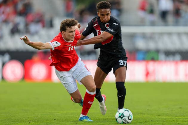 Rot Weiss Essen vs. FC Viktoria Cologne, Soccer, 3rd Division, Matchday 4, 2026–2027 Season, September 5, 2026, Noah Maboulou of Viktoria Cologne in the match Rot-Weiss Essen vs. FC Viktoria Cologne, Soccer, 3rd Division, Matchday 4, 2026–2027 Season, September 5, 2026, Essen Copyright: xEibner-Pressefoto JavadxMohammadx EP_JMR