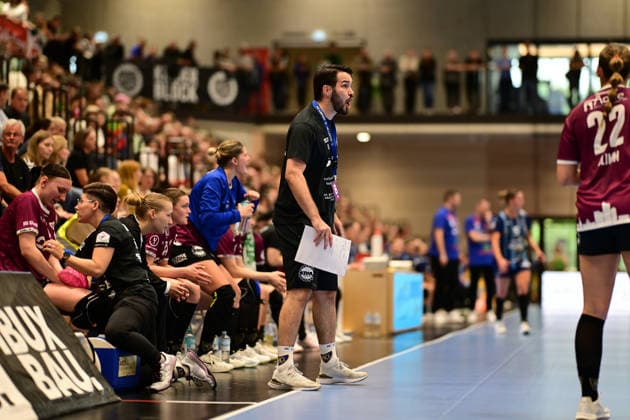 Handball I Women I 2026–2027 Season I Bundesliga I Matchday 2 I Buxtehuder SV vs. HC Leipzig I September 5, 2026 Single photo, cutout, single image, cutout, isolated subject, sports photo, close-up, cropped, cropped photo, photo, single shot Erik Töpfer HC Leipzig Buxtehude Halle Nord New Lower Saxony Germany Copyright: xLobeca FelixxWeißbergx