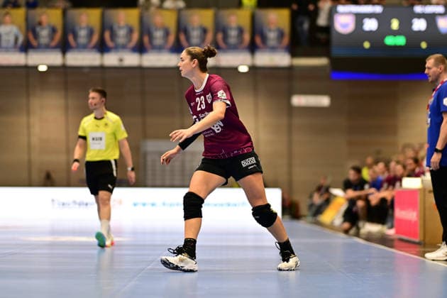 Handball I Women I 2026–2027 Season I Bundesliga I Matchday 2 I Buxtehuder SV vs. HC Leipzig I September 5, 2026 Single photo, cutout, single image, cutout, isolated subject, sports photo, close-up, cropped, cropped photo, photo, single shot: Marlene Tucholke, 23, HC Leipzig, Buxtehude, Halle Nord, Lower Saxony, Germany Copyright: xLobeca FelixxWeißbergx