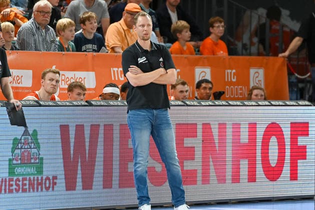 Christian Held, RASTA Vechta, Coach, RASTA Vechta vs. Bakken Bears, Exhibition Game, 2026–2027 Season, September 5, 2026, RASTA Vechta vs. Bakken Bears, Exhibition Game, 2026–2027 Season, September 5, 2026, Vechta Copyright: xEibner-Pressefoto RobertxGertzenx EP_RGN