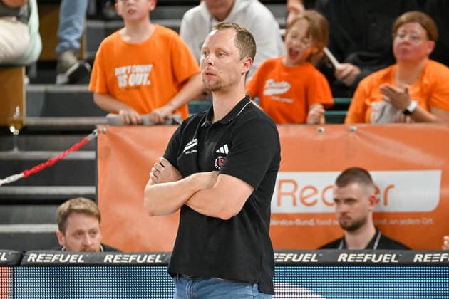 Christian Held, RASTA Vechta, Coach, RASTA Vechta vs. Bakken Bears, Exhibition Game, 2026–2027 Season, September 5, 2026, RASTA Vechta vs. Bakken Bears, Exhibition Game, 2026–2027 Season, September 5, 2026, Vechta Copyright: xEibner-Pressefoto RobertxGertzenx EP_RGN