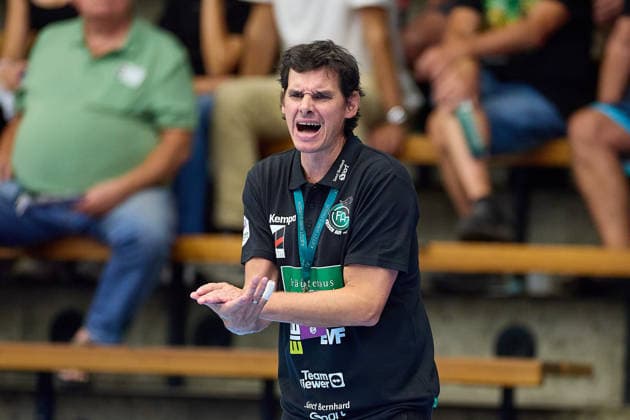 Nico Kiener, Frisch Auf Göppingen, Head Coach, Close-up, Portrait of a frustrated Nico Kiener, FRISCH AUF Göppingen vs. BSV Sachsen Zwickau, Handball, ALSCO Women’s Handball Bundesliga, Matchday 2, 2026–2027 season, September 5, 2026, FRISCH AUF Goeppingen vs. BSV Sachsen Zwickau, Handball, ALSCO Women’s Handball Bundesliga, Matchday 2, 2026–2027 season, September 5, 2026, Goeppingen Copyright: xEibner-Pressefoto GeraldxOelze-dexStoppanyx EP_ODS