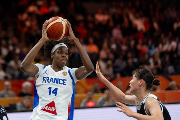 Dominique Malonga (France), No. 14 with the ball, GER, France vs. Korea, Basketball, 2026 FIBA Women’s World Cup, Group Stage, Matchday 2, September 5, 2026, GER, France vs. Korea, Basketball, 2026 FIBA Women’s World Cup, Group Stage, Matchday 2, September 5, 2026, Berlin Copyright: xEibner-Pressefoto MaxxVincenx EP_MVN