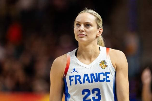Marine Johannes France, 23 Single image, single photo, portrait, cutout, GER, France vs. Korea, basketball, FIBA Women s World Cup 2026, group stage, Matchday 2, September 5, 2026 GER, France vs. Korea, Basketball, 2026 FIBA Women’s World Cup, Group Stage, Match Day 2, September 5, 2026 Berlin Copyright: xEibner-Pressefoto MaxxVincenx EP_MVN