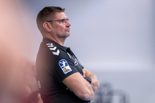 Aaron Ziercke, coach of GWD Minden, expresses his disappointment: GER, GWD Minden vs. TuSEM Essen, Handball, 2nd Bundesliga, Matchday 2, 2026–2027 season, September 6, 2026 GER, GWD Minden vs. TuSEM Essen, Handball, 2nd Bundesliga, Matchday 2, 2026–2027 season, September 6, 2026, Minden Copyright: xEibner-Pressefoto JanxRollingerx EP_JSK