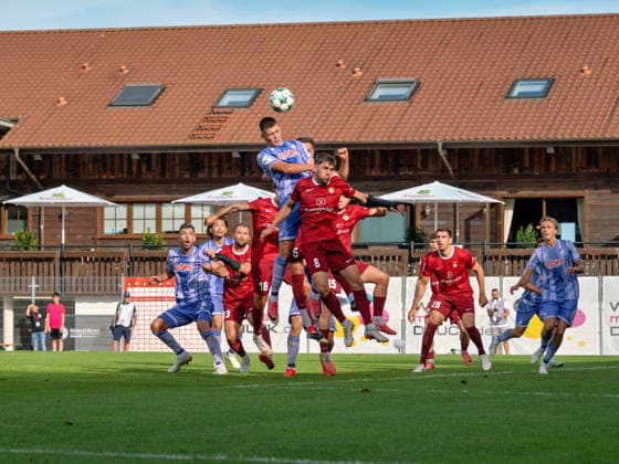 Jakov Dedic, TSG Hoffenheim II, 36, header off a corner kick, GER, soccer, SG Sonnenhof Grossaspach vs. TSG Hoffenheim II, 3rd Division, Matchday 4, 2026–2027 season, September 6, 2026 GER, Soccer, SG Sonnenhof Grossaspach vs. TSG Hoffenheim II, 3rd Division, Matchday 4, 2026–2027 season, September 6, 2026 Aspach Copyright: xCarstenxSchweringx EP_CSG