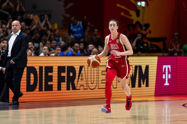 Caitlin Clark (USA), No. 12 dribbling, GER, Italy vs. USA, Basketball, 2026 FIBA Women’s World Cup, Group Stage, Matchday 2, September 6, 2026, Germany, Italy vs. USA, basketball, 2026 FIBA Women’s World Cup, group stage, Matchday 2, September 6, 2026, Berlin Copyright: xEibner-Pressefoto MaxxVincenx EP_MVN