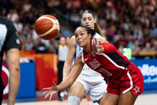 Napheesa Collier, USA, 11, GER, Italy vs. USA, Basketball, 2026 FIBA Women s World Cup, Group Stage, Matchday 2, September 6, 2026, Germany, Italy vs. USA, Basketball, 2026 FIBA Women s World Cup, Group Stage, Matchday 2, September 6, 2026, Berlin Copyright: xEibner-Pressefoto MaxxVincenx EP_MVN