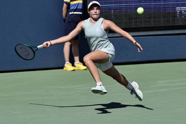 Emily Victoria Eigelsbach GER, Women s Singles, US Open Championships, Billie Jean King National Tennis Center, Flushing Meadows, New York, USA, Girls Singles, US Open Championships, Tennis, US Open 2026, Grand Slam, Billie Jean King Tennis Center, New York, New York, USA, September 6, 2026 Copyright: xJuergenxHasenkopfx
