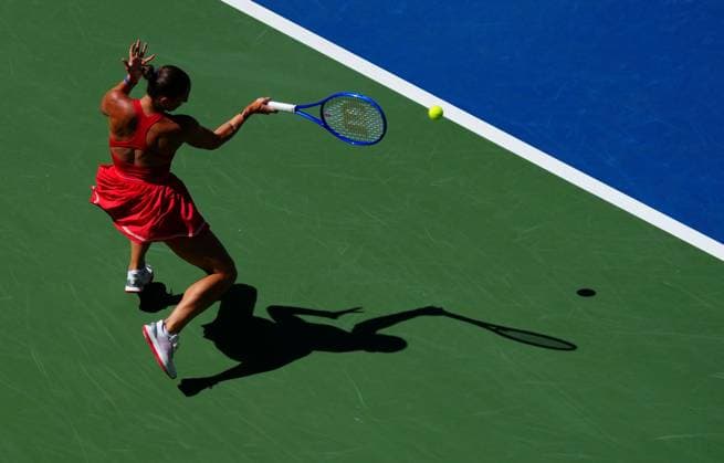 Marta Kostyuk 2026 US Open, Day Eight, USTA Billie Jean King National Tennis Center, New York, USA - 06 Sep 2026New York USTA Billie Jean King National T New York (NY) United States of America EDITORIAL USE ONLY No use with unauthorised audio, video, data, fixture lists, club league logos or live services. Online in-match use limited to 120 images, no video emulation. No use in betting, games or single club league player publications. Copyright: xJavierxGarcia Shutterstockx 17137666eh