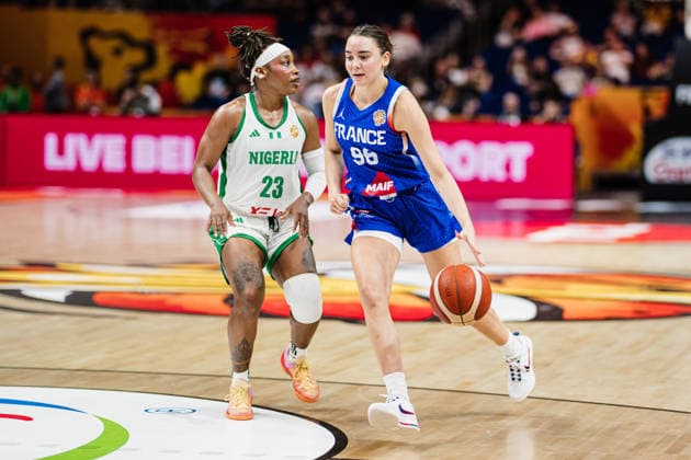 2026 FIBA Women’s Basketball World Cup: Nigeria vs. France, September 7, 2026 Pauline Astier France, 98 Basketball, FIBA Women’s Basketball World Cup 2026, Group Stage, Group B, Matchday 3 Nigeria vs. France on September 7, 2026, at the Uber Arena, Berlin Copyright: xBEAUTIFULxSPORTS Tonhäuserx