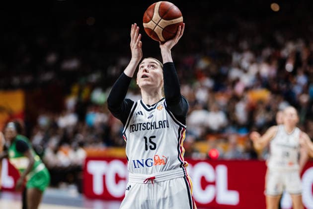 2026 FIBA Women s Basketball World Cup: Germany vs. Mali, September 7, 2026, Luisa Geiselsoder, Germany, 15 Basketball, FIBA Women’s Basketball World Cup 2026, Group Stage, Group A, Matchday 3: Germany vs. Mali on September 7, 2026, at the Uber Arena, Berlin Copyright: xBEAUTIFULxSPORTS Tonhäuserx