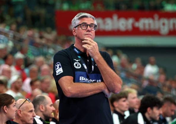 September 7, 2026, xovx, Opel Handball Bundesliga, HSG Wetzlar vs. ThSV Eisenach, Coach Runar Sigtryggsson, HSG Wetzlar, Wetzlar, Buderus Arena, Hesse, Germany, DE