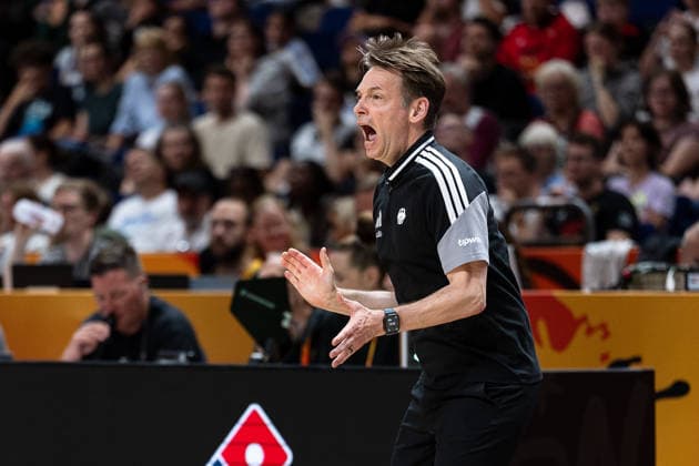 Olaf Lange, Germany, coach celebrating, GER, Germany vs. Mali, basketball, 2026 FIBA Women s World Cup, group stage, Matchday 3, September 7, 2026, GER, Germany vs. Mali, Basketball, 2026 FIBA Women’s World Cup, Group Stage, Matchday 3, September 7, 2026, Berlin Copyright: xEibner-Pressefoto MaxxVincenx EP_MVN