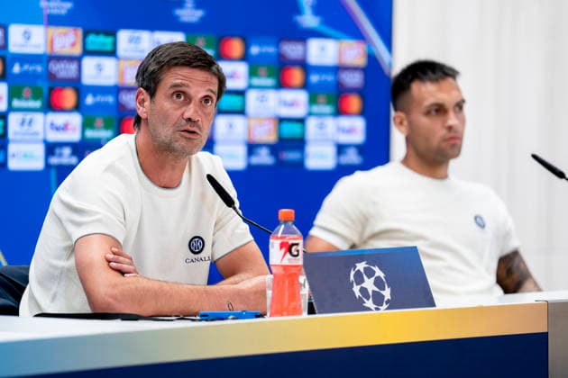 September 7, 2026, Madrid, Madrid, Spain: Cristian Chivu, head coach of Inter Milan, attends his press conference, PK, Pressekonferenz ahead the UEFA Champions League football match against Real Madrid at Santiago Bernabeu Stadium on September 07, 2026, in Madrid, Spain. Inter Milan Press Conference - UEFA Champions League - ZUMAa181 20260907_zaa_a181_172 Copyright: xAngelxPerezxMecax