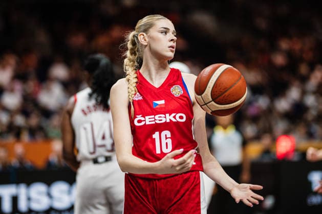 2026 FIBA Women’s Basketball World Cup: USA vs. Czech Republic, September 7, 2026, Katerina Kalna, Czechia, 16, Basketball, FIBA Women’s Basketball World Cup 2026, Group Stage, Group D, Matchday 3: USA vs. Czechia on September 7, 2026, at the Uber Arena, Berlin Copyright: xBEAUTIFULxSPORTS Tonhäuserx