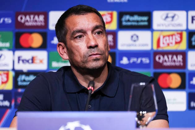 September 8, 2026, Barcelona, Barcelona, Spain: Giovanni van Bronckhorst, head coach of Feyenoord attends his press conference, PK, Pressekonferenz ahead of the UEFA Champions League 2026 27, football match against FC Barcelona, Barca at Spotify Camp Nou Stadium on September 08, 2026 in Barcelona, Spain. Feyenoord Press Conference - UEFA Champions League 2026 27 - ZUMAa181 20260908_zaa_a181_079 Copyright: xJavierxBorregox