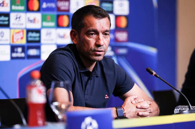 September 8, 2026, Barcelona, Barcelona, Spain: Giovanni van Bronckhorst, head coach of Feyenoord attends his press conference, PK, Pressekonferenz ahead of the UEFA Champions League 2026 27, football match against FC Barcelona, Barca at Spotify Camp Nou Stadium on September 08, 2026 in Barcelona, Spain. Feyenoord Press Conference - UEFA Champions League 2026 27 - ZUMAa181 20260908_zaa_a181_081 Copyright: xJavierxBorregox