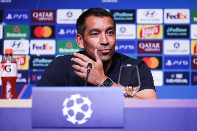 September 8, 2026, Barcelona, Barcelona, Spain: Giovanni van Bronckhorst, head coach of Feyenoord attends his press conference, PK, Pressekonferenz ahead of the UEFA Champions League 2026 27, football match against FC Barcelona, Barca at Spotify Camp Nou Stadium on September 08, 2026 in Barcelona, Spain. Feyenoord Press Conference - UEFA Champions League 2026 27 - ZUMAa181 20260908_zaa_a181_082 Copyright: xJavierxBorregox