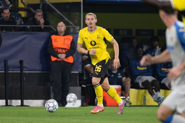 Julian Ryerson 26, Borussia Dortmund, Borussia Dortmund vs. Villarreal CF, Soccer, Champions League, Group Stage, Matchday 1, September 8, 2026, Dortmund, North Rhine-Westphalia, Germany Copyright: xkolbert-press MarcxNiemeyerx