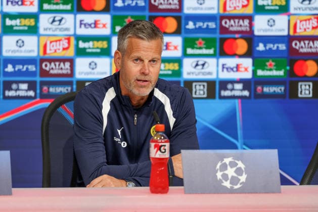 Kjetil Knutsen, FK Bodo Glimt, Head Coach at the press conference, GER, final training session and press conference, FK Bodo Glimt, soccer, UEFA Champions League, Matchday 1, group stage, 2026–2027 season, September 9, 2026, GER, final training session and press conference, FK Bodo Glimt, soccer, UEFA Champions League, Matchday 1, group stage, 2026–2027 season, September 9, 2026, Munich Copyright: xEibner-Pressefoto JennixMaulx EP_JML