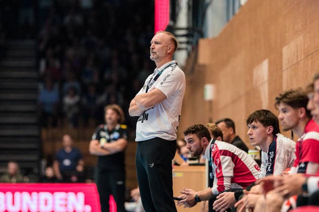 Hartmut Mayerhoffer, SG BBM Bietigheim, Coach (GER), ThSV Eisenach vs. SG BBM Bietigheim, 1st Opel Handball Bundesliga, Handball, Matchday 4, 2026–2027 Season, 7:00 p.m., September 10, 2026 GER, ThSV Eisenach vs. SG BBM Bietigheim, 1st Opel Handball Bundesliga, Handball, Matchday 4, 2026–2027 Season, 7:00 p.m., September 10, 2026, Eisenach Copyright: xMartinxHerbstx