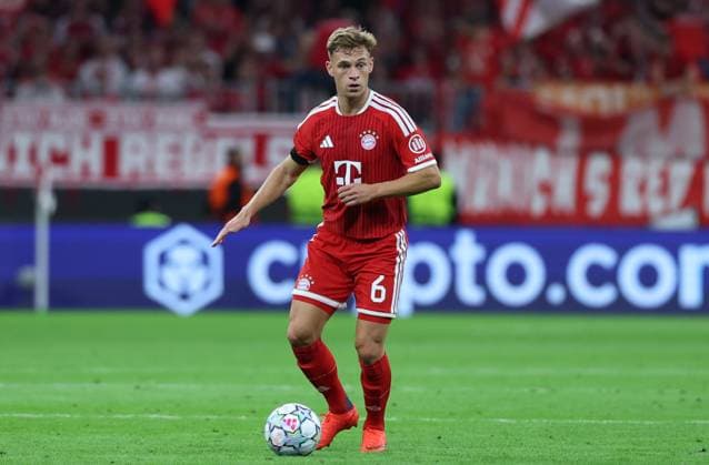 September 10, 2026, GER, Soccer, Men s, UEFA Champions League, Group Stage, 2026–2027 Season, Matchday 1, FC Bayern Munich vs. FK Bodø Glimt, Individual Play, Action Shot, Full-Body Shot, Isolated Shot, Joshua Kimmich, FC Bayern Munich, 06 Munich, Allianz Arena, Bayern, Germany Copyright: xNordphoto Schneiderx