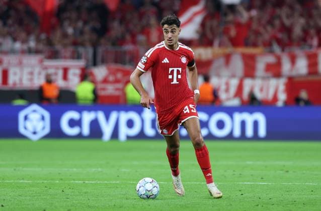 September 10, 2026, GER, Soccer, Men s, UEFA Champions League, Group Stage, 2026–2027 Season, Matchday 1, FC Bayern Munich vs. FK Bodo Glimt, Individual Action, Full-Body Shot, Isolated Figure, Aleksandar Pavlovic, FC Bayern Munich, 45, Munich, Allianz Arena, Bayern, Germany Copyright: xNordphoto Schneiderx