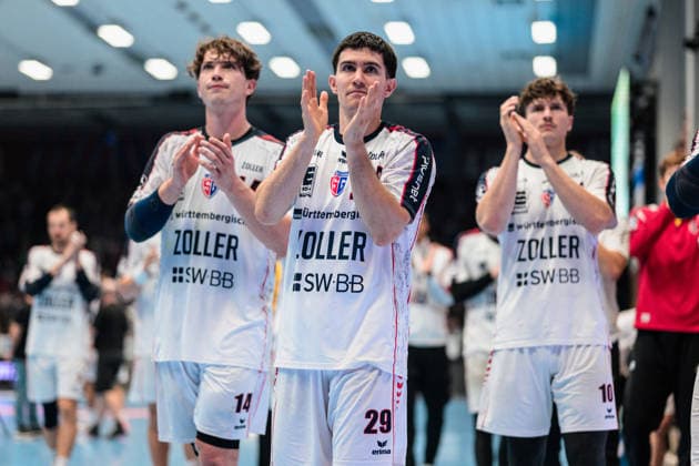 Moritz Strosack, SG BBM Bietigheim, 29; Fynn Luca Nicolaus, SG BBM Bietigheim, 14; Jonas Josef, SG BBM Bietigheim, 10 (GER), ThSV Eisenach vs. SG BBM Bietigheim, 1st Opel Handball Bundesliga, Handball, Matchday 4, 2026–2027 season, 7:00 p.m., September 10, 2026 (GER), ThSV Eisenach vs. SG BBM Bietigheim, 1st Opel Handball Bundesliga, Handball, Matchday 4, 2026–2027 season, 7:00 p.m., September 10, 2026 GER, Eisenach Copyright: xMartinxHerbstx