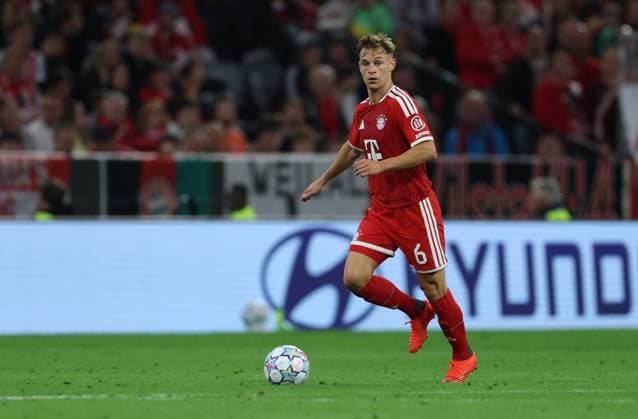 September 10, 2026, GER, Soccer, Men s, UEFA Champions League, Group Stage, 2026–2027 Season, Matchday 1, FC Bayern Munich vs. FK Bodø Glimt, Individual Play, Full-Body Shot, Isolated Figure, Joshua Kimmich, FC Bayern Munich, 06 Munich, Allianz Arena, Bayern, Germany Copyright: xNordphoto Schneiderx